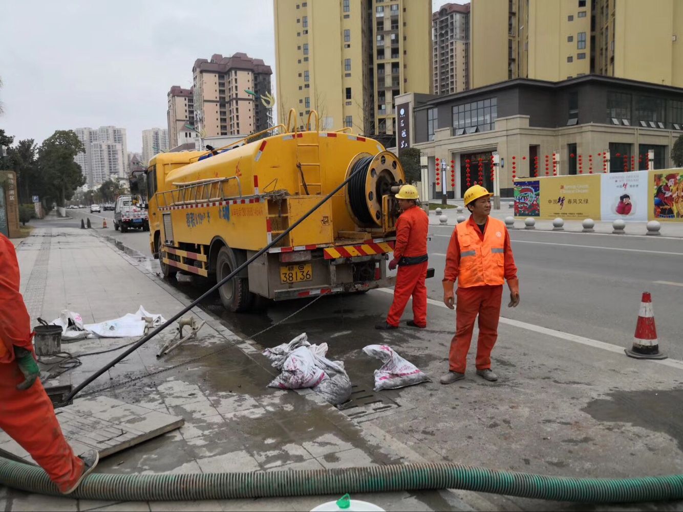 辛集排污管道清淤-管道清洗